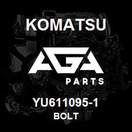 YU611095-1 Komatsu Bolt | AGA Parts