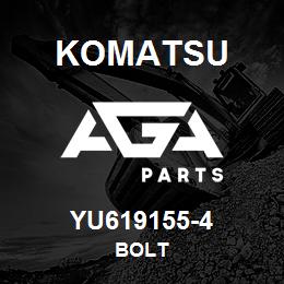 YU619155-4 Komatsu BOLT | AGA Parts