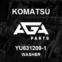 YU631209-1 Komatsu WASHER | AGA Parts