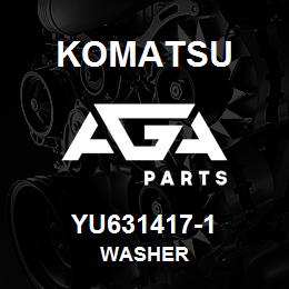 YU631417-1 Komatsu Washer | AGA Parts