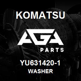 YU631420-1 Komatsu Washer | AGA Parts