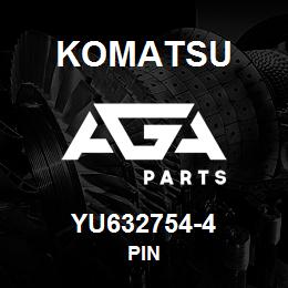 YU632754-4 Komatsu PIN | AGA Parts