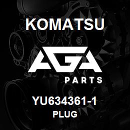 YU634361-1 Komatsu PLUG | AGA Parts