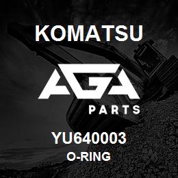 YU640003 Komatsu O-ring | AGA Parts