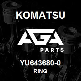 YU643680-0 Komatsu RING | AGA Parts