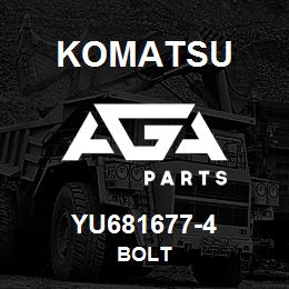 YU681677-4 Komatsu Bolt | AGA Parts