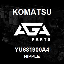 YU681900A4 Komatsu NIPPLE | AGA Parts