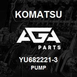 YU682221-3 Komatsu PUMP | AGA Parts