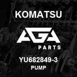 YU682849-3 Komatsu PUMP | AGA Parts