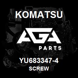 YU683347-4 Komatsu Screw | AGA Parts