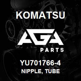 YU701766-4 Komatsu Nipple, Tube | AGA Parts