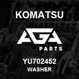 YU702452 Komatsu Washer | AGA Parts