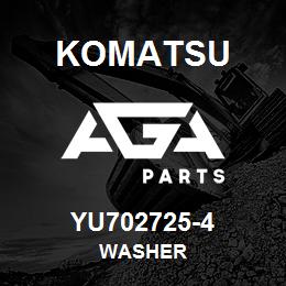 YU702725-4 Komatsu Washer | AGA Parts