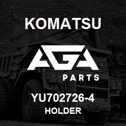 YU702726-4 Komatsu HOLDER | AGA Parts