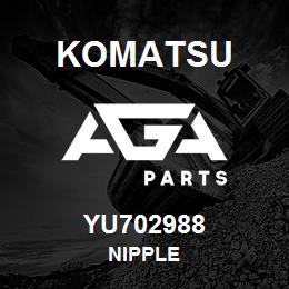 YU702988 Komatsu NIPPLE | AGA Parts