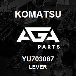 YU703087 Komatsu LEVER | AGA Parts