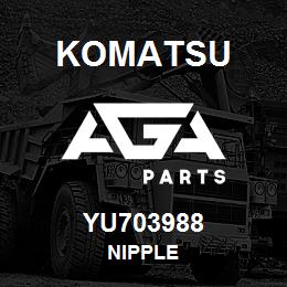 YU703988 Komatsu NIPPLE | AGA Parts