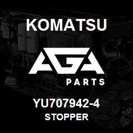 YU707942-4 Komatsu STOPPER | AGA Parts