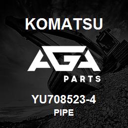 YU708523-4 Komatsu Pipe | AGA Parts