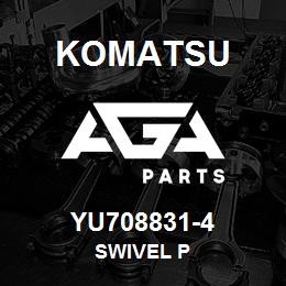 YU708831-4 Komatsu SWIVEL P | AGA Parts