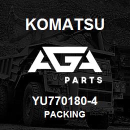 YU770180-4 Komatsu PACKING | AGA Parts