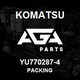 YU770287-4 Komatsu PACKING | AGA Parts