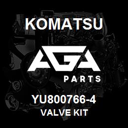 YU800766-4 Komatsu VALVE KIT | AGA Parts