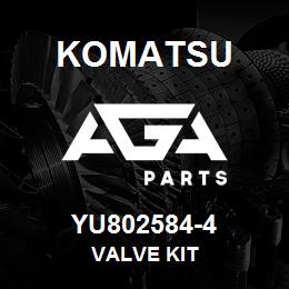 YU802584-4 Komatsu VALVE KIT | AGA Parts