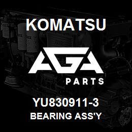 YU830911-3 Komatsu BEARING ASS'Y | AGA Parts