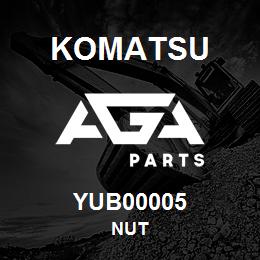 YUB00005 Komatsu NUT | AGA Parts