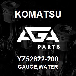YZ52622-200 Komatsu GAUGE,WATER | AGA Parts