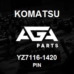 YZ7116-1420 Komatsu PIN | AGA Parts