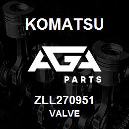 ZLL270951 Komatsu VALVE | AGA Parts