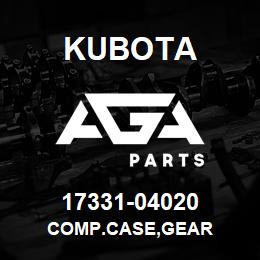 17331-04020 Kubota COMP.CASE,GEAR | AGA Parts