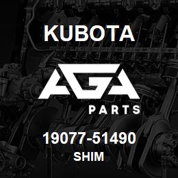 19077-51490 Kubota SHIM | AGA Parts