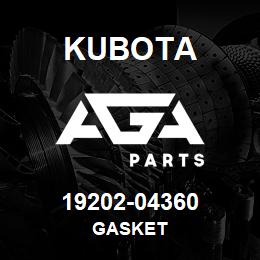 19202-04360 Kubota GASKET | AGA Parts