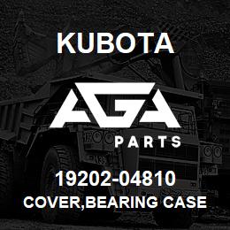 19202-04810 Kubota COVER,BEARING CASE | AGA Parts