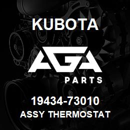 19434-73010 Kubota ASSY THERMOSTAT | AGA Parts