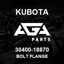 30400-18870 Kubota BOLT FLANGE | AGA Parts