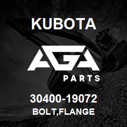 30400-19072 Kubota BOLT,FLANGE | AGA Parts