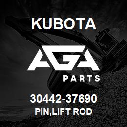 30442-37690 Kubota PIN,LIFT ROD | AGA Parts