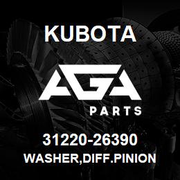 31220-26390 Kubota WASHER,DIFF.PINION | AGA Parts