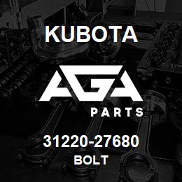 31220-27680 Kubota BOLT | AGA Parts