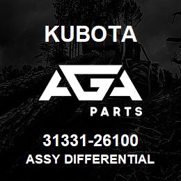 31331-26100 Kubota ASSY DIFFERENTIAL | AGA Parts