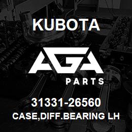 31331-26560 Kubota CASE,DIFF.BEARING LH | AGA Parts