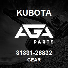 31331-26832 Kubota GEAR | AGA Parts