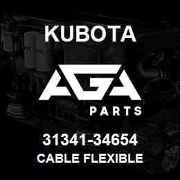 31341-34654 Kubota CABLE FLEXIBLE | AGA Parts