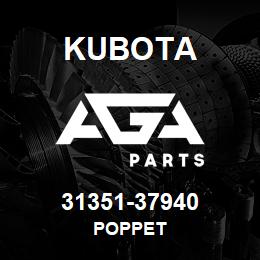 31351-37940 Kubota POPPET | AGA Parts