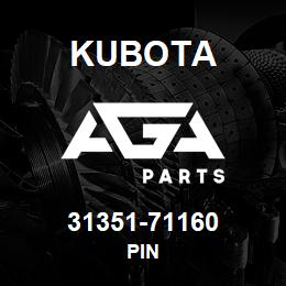 31351-71160 Kubota PIN | AGA Parts