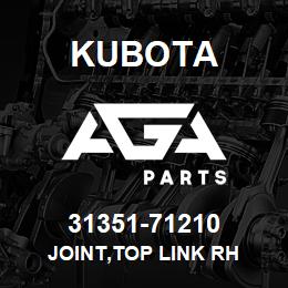 31351-71210 Kubota JOINT,TOP LINK RH | AGA Parts